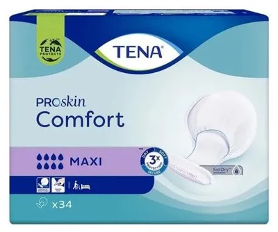Produktbild von Tena Comfort Maxi – 2 Packungen à 34 Stück