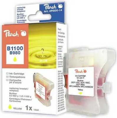 Zdjęcie produktu dla Peach 0F318583, Żółty, Tusz na bazie pigmentu, 1 szt.