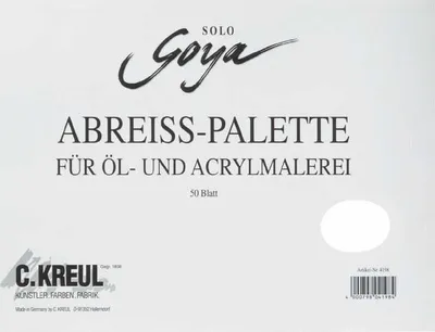 Produktbild von Kreul Solo Goya Abreisspalette für Öl- und Acrylmalerei 50 Blatt