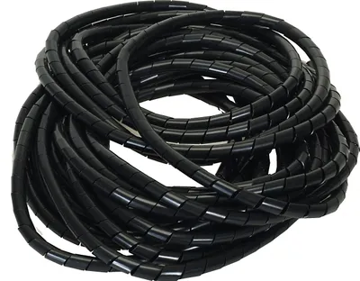 Produktbild von Flexible-Kabelspirale Spiralschlauch - Bündelbereich Ø4.0-50mm Länge10 m SCHWARZ