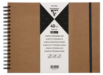 Produktbild von Pollen by Clairefontaine Spiral-Skizzenbuch 320 x 240 mm 40 Blatt