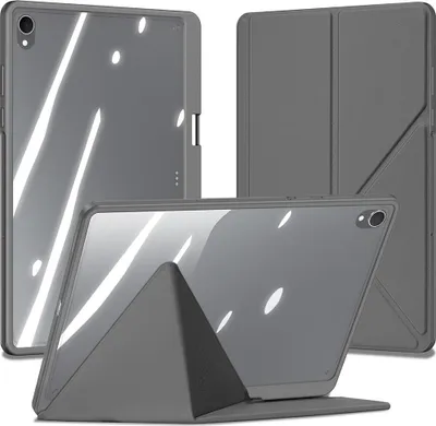 Produktbild von Schutzhülle mit Klappe für Galaxy Tab S11, Dux Ducis Magi, Transparent-Grau
