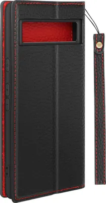 Immagine prodotto di Avizar, cover per Google Pixel 7a in vera pelle, portacarte, nero