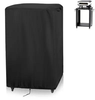 Produktbild von Wasserdichte Pizzaofen-Hülle, 500D Oxford, schwarz, 73x64x109cm