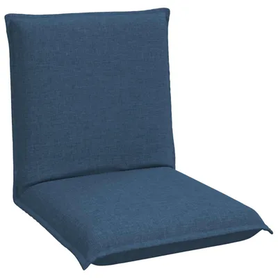 Produktbild von Verstellbarer Fußsessel Blau Stoff