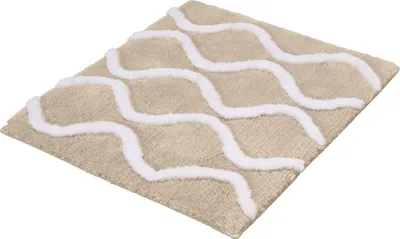 Immagine prodotto di Tappeto da bagno Kleine Wolke PIANA Sand beige 55 x 65 cm