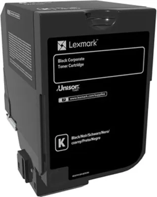 Image de Lexmark - Noir - original - cartouche de toner LCCP, Lexmark Corporate - pour Lexmark CS720de, CS720dte, CS725de, CS725dte, CX725de, CX725dhe, CX725dthe