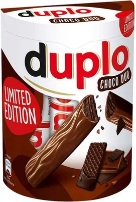 Produktbild von Ferrero duplo Choc Duo Limited Edition 10er knusprige Kakaowaffel 182g