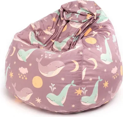 Obrázok produktu pre Ecopuf - Sedací vak Bean Bag s výplňou 80 x 110 cm - Fuzzy vzor Dg69