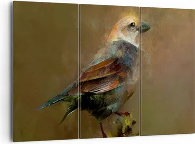 Produktbild von Bild auf Leinwand - Leinwandbild - Vogel Natur - 165x110cm - Wand Bild - Wanddeko - Wandbilder - Leinwanddruck - Bilder - Kunstdruck - Wanddekoration - Leinwand bilder - Wandkunst - CE165x110-3924