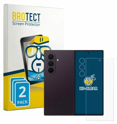 Produktbild von 2x Für Samsung Galaxy Z Fold 8 Ultra (Display+Kamera) Schutzfolie BROTECT Displayschutz Display Schutz Folie Klar Transparent