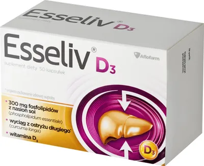 Zdjęcie produktu dla Esseliv D3, 50 kapsułek