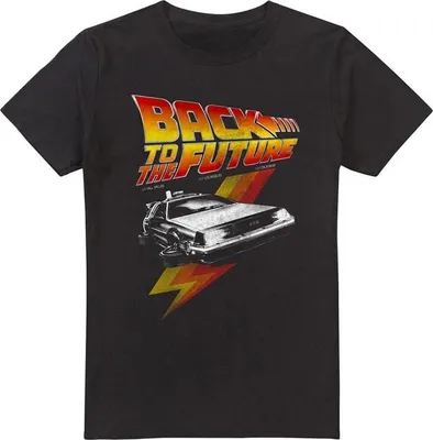 Produktbild von Zurück in die Zukunft T-Shirt Herren Retro schwarz M