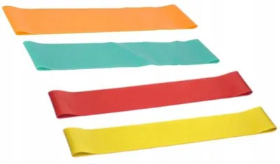 Produktbild von HMS GU500 SET Fitness Gummis Set 4 Widerstandsbänder