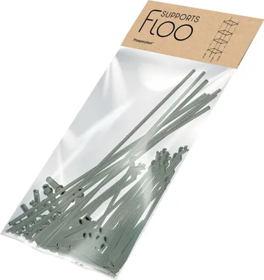 Image de Support de plantes FLOO SUPPORTS 21x21x120 cm - Vert (vert forêt) - Support pour plantes grimpantes pour jardin & balcon