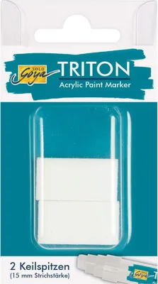 Productafbeelding van KREUL 17991, Wit, 1,5 cm, Blisterverpakking, 2 stuks