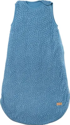 Obrázek produktu pro roba dětský spací pytel Seashells Indigo 90 cm - celoroční dětský spací pytel z organické bavlny - mušelín certifikovaný GOTS a OEKO-TEX Standard 100 - modrý