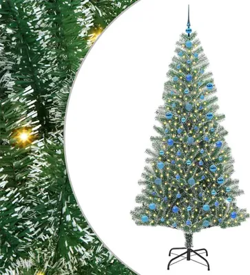 Immagine prodotto di vidaXL Albero di Natale artificiale con neve e luce LED 210 cm