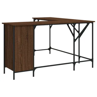 Produktbild von Schreibtisch Braun Eichen-Optik 141x141x75 cm Holzwerkstoff