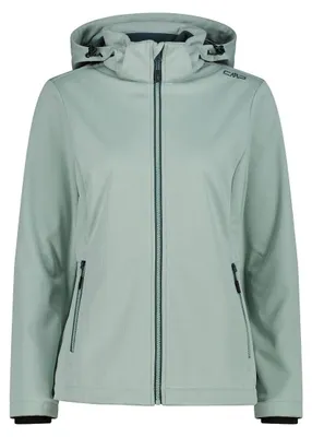 Produktbild von CMP Damen Softshelljacke Jacket Zip Hood Türkis 48