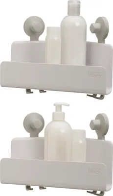 Produktbild von Joseph Joseph EasyStore™ Eck-Duschablage (2er-Pack) – Weiß