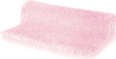 Produktbild von Spirella Badteppich Badematte Duschvorleger Mikrofaser Hochflor | flauschig | rutschhemmend | geeignet für Fußbodenheizung | 80x150 cm | Rosa