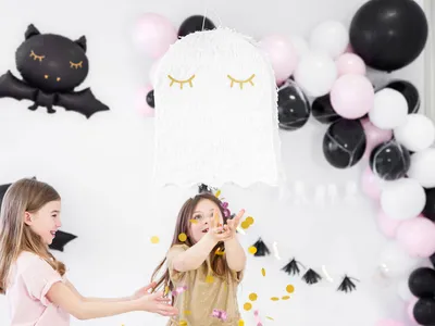 Obrázok produktu pre Piñata 38x10x50cm Duch na vyplnenie Biela