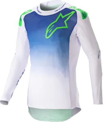 Zdjęcie produktu dla Alpinestars Supertech Risen Motocross Jersey, blau/weiß, XL