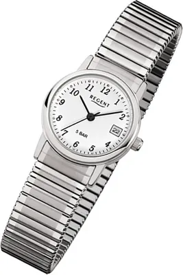 Produktbild von Regent Armbanduhr silber F-888 Damen Analog-Quarzuhr URF888