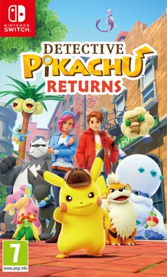 Zdjęcie produktu dla Nintendo Detective Pikachu Returns, Nintendo Switch, dla wszystkich, Nośnik fizyczny