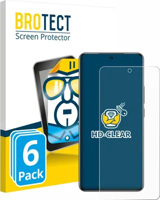 Produktbild von 6x Für realme Neo 8 Schutzfolie BROTECT Displayschutz Display Schutz Folie Klar Transparent