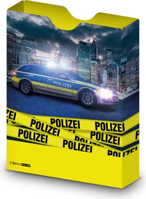 Produktbild von itenga Heftbox DIN A4 Hochformat aus PP Motiv Polizei