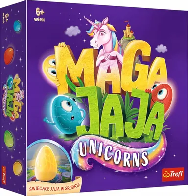 Produktbild von Familienbrettspiel Magajaja Unicorns 6+ Trefl 02280