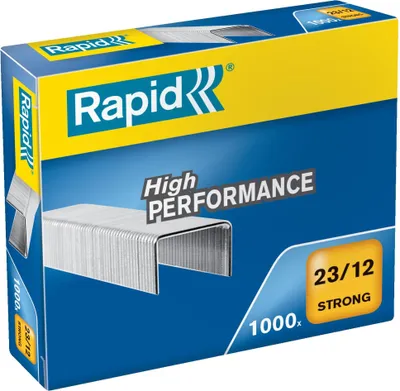 Produktbild von Rapid 24870000, 1,2 cm, 23/12, Galvanisiertes Metall, Metallisch, 70 mm, 16 mm
