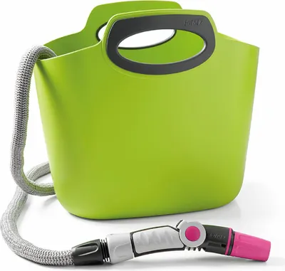Produktbild von GF Garden Aquapop Schlauch-Set mit Zubehör gf80287603 Ausziehbarer Kunststoff-Ablagekorb 30 m