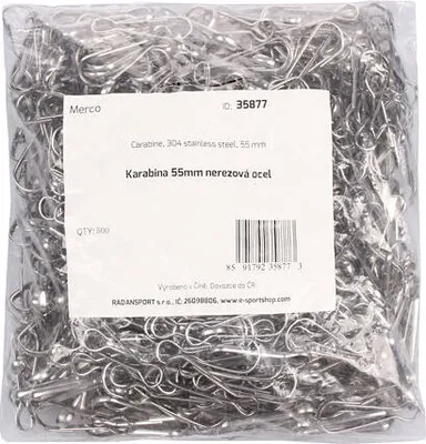 Produktbild von Merco Karabiner 55 mm Edelstahl