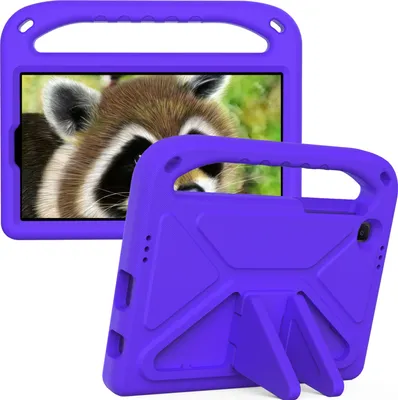 Produktbild von Hülle für Samsung Galaxy Tab A7 Lite 8,7 Zoll 2021 SM-T220 /SM-T225, Leichte Stoßfeste Eva Kinder Schutzhülle mit Griff und Faltbarem Ständer Lila