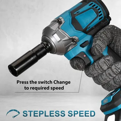 Immagine prodotto di Avvitatore a percussione a batteria - Motore brushless - Coppia di 1200 Nm - Attacco quadrato da 1,27 cm - 18 V