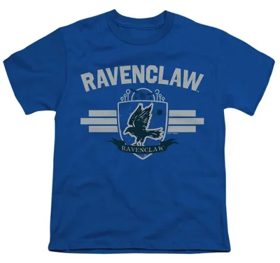 Immagine prodotto di Maglietta per bambini "Quidditch" di Harry Potter, in cotone filato ad anello, modello TV35979 (128), colore blu reale