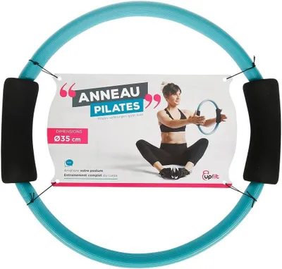 Produktbild von Pilates Ring 35 cm, mit Handgriffen, für Oberkörpertraining, für Zuhause Fitness