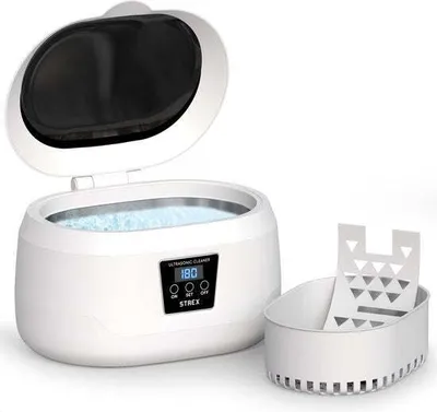 Image de Strex Strex Nettoyeur à ultrasons 600ml - 360Ã ÂˆÂÂ¢Ã Â¬âˆ‰ˆÂ° - Nettoyeur à ultrasons - Appareil de nettoyage pour lunettes/bijoux/montres/pièces de monnaie
