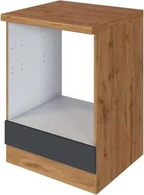 Produktbild von Held Möbel Herdumbauschrank Sorrento BxTxH 60 x 60 x 86 cm anthrazit matt zerlegt 480.6280
