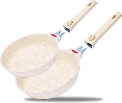 Immagine prodotto di Set di pentole a induzione in acciaio inossidabile | 20/28 cm | Rivestimento antiaderente | Adatto a fornelli e forno | 4 pezzi