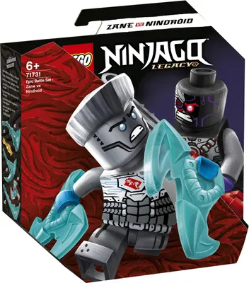 Zdjęcie produktu dla LEGO NINJAGO Epicki zestaw bojowy — Zane kontra Nindroid, Zestaw do budowania, 6 lat(a), Plastik, 0 szt., 125 g