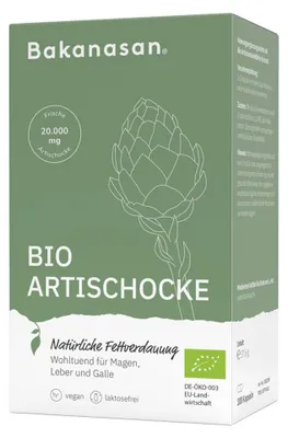 Produktbild von Artischocke - Kapseln 100 Stück 37,6g | BAKANASAN