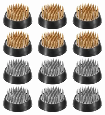 Blumenkugeln Kenzan, 12 Stück, 1,3 Zoll, Messing/Stahl