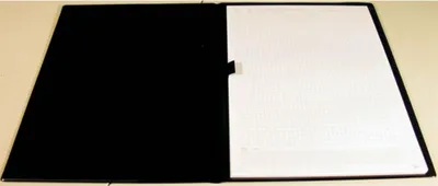 Produktbild von Konferenzmappe A4 Schwarz Vinyl 0112