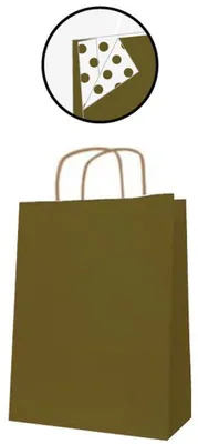 Image de agipa sac papier - en papier kraft moyen or