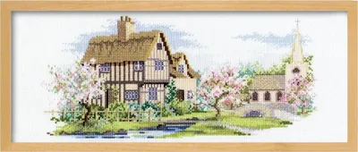 Immagine prodotto di Kit per punto croce "Blossom Lane" della Olympus, dimensioni 15,5x40 cm