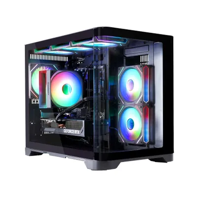 Produktbild von GAMEMAX Gaming-PC HYPE-M BK 7804 Ryzen 7 5700X 16GB RAM 1TB SSD RTX 5070 Windows 11
